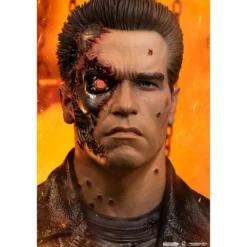 Pure Arts Terminator 2 T-800 Model 101 Battle Damaged Art Mask
