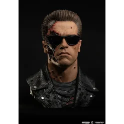 Pure Arts Terminator 2 T-800 Model 101 Battle Damaged Art Mask