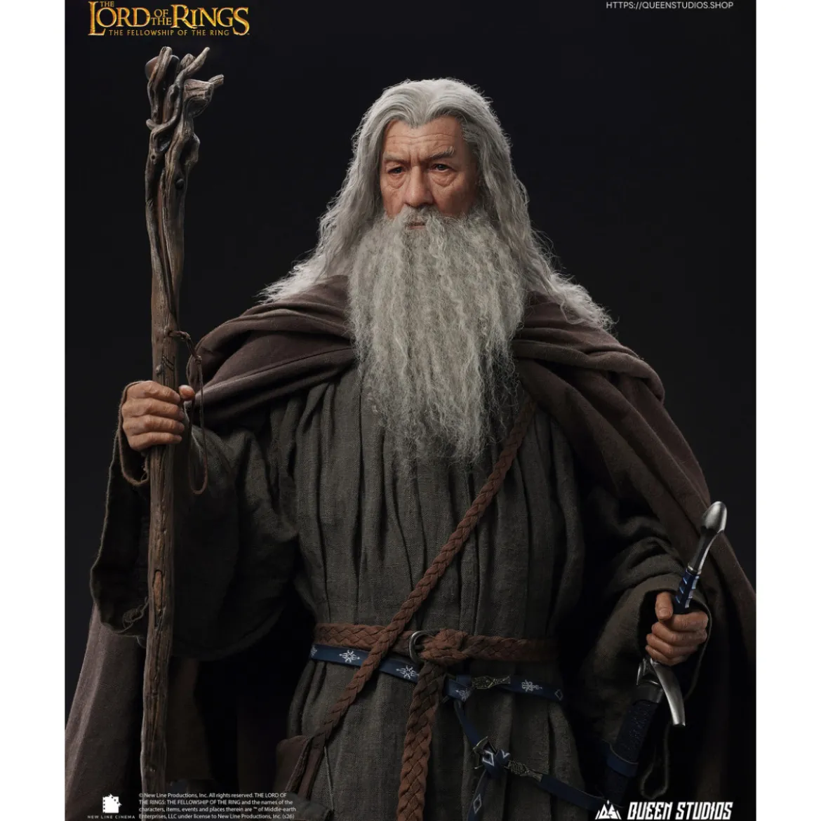 Queen Studios - Gandalf The Grey 1/3 Scale Statue - The Lord of the Rings: The Fellowship of the Ring