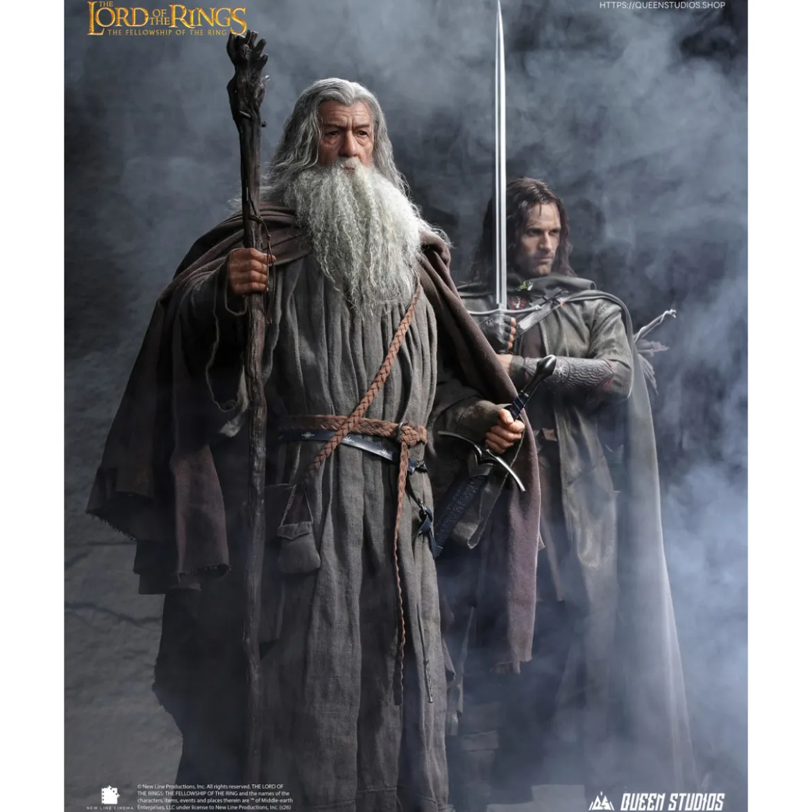 Queen Studios - Gandalf The Grey 1/3 Scale Statue - The Lord of the Rings: The Fellowship of the Ring