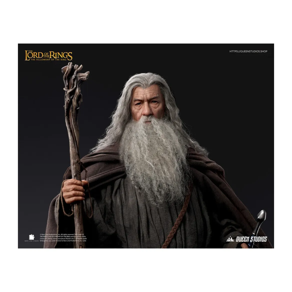 Queen Studios - Gandalf The Grey 1/3 Scale Statue - The Lord of the Rings: The Fellowship of the Ring
