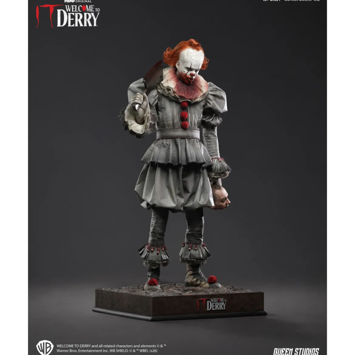 Queen Studios - Pennywise 1/3 statue Welcome to Derry Premium