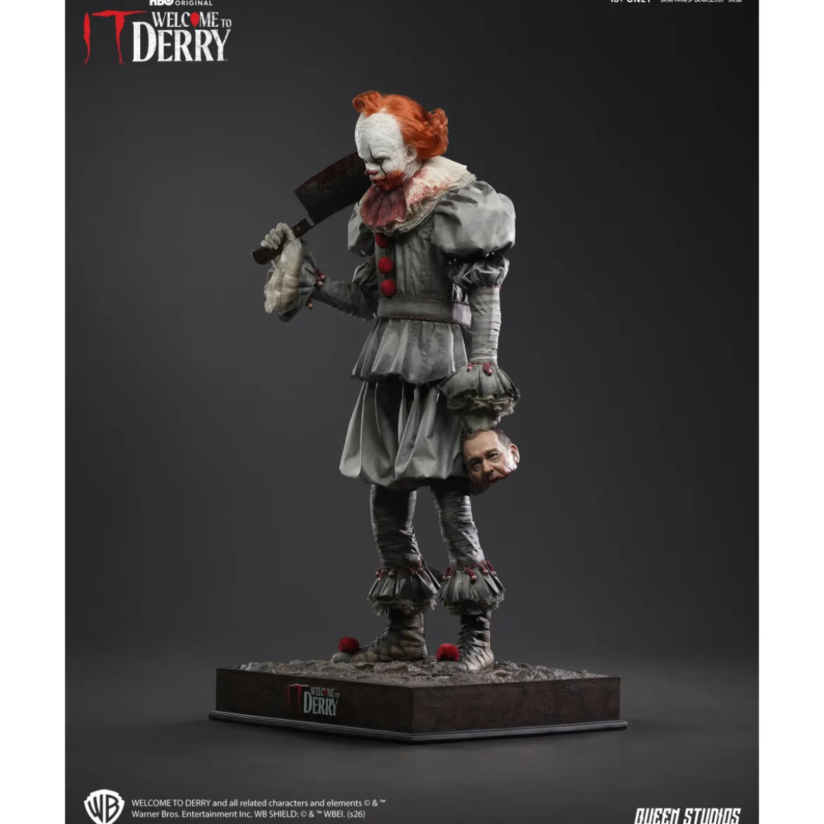 Queen Studios - Pennywise 1/3 statue Welcome to Derry Premium