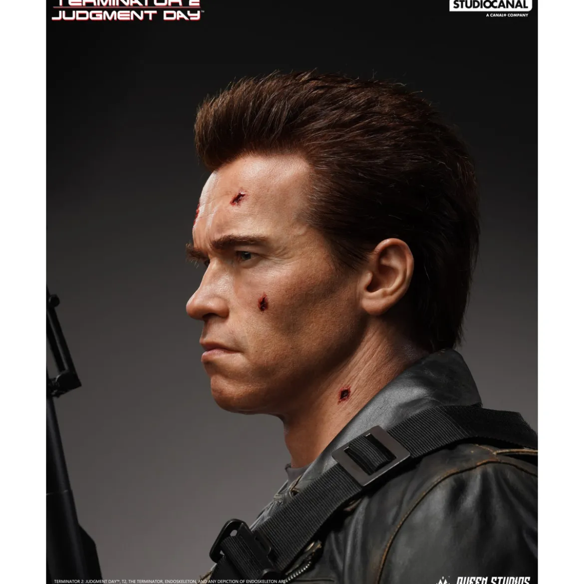 Queen Studios - T-800 Battle Damaged Life-Size Bust - Terminator 2