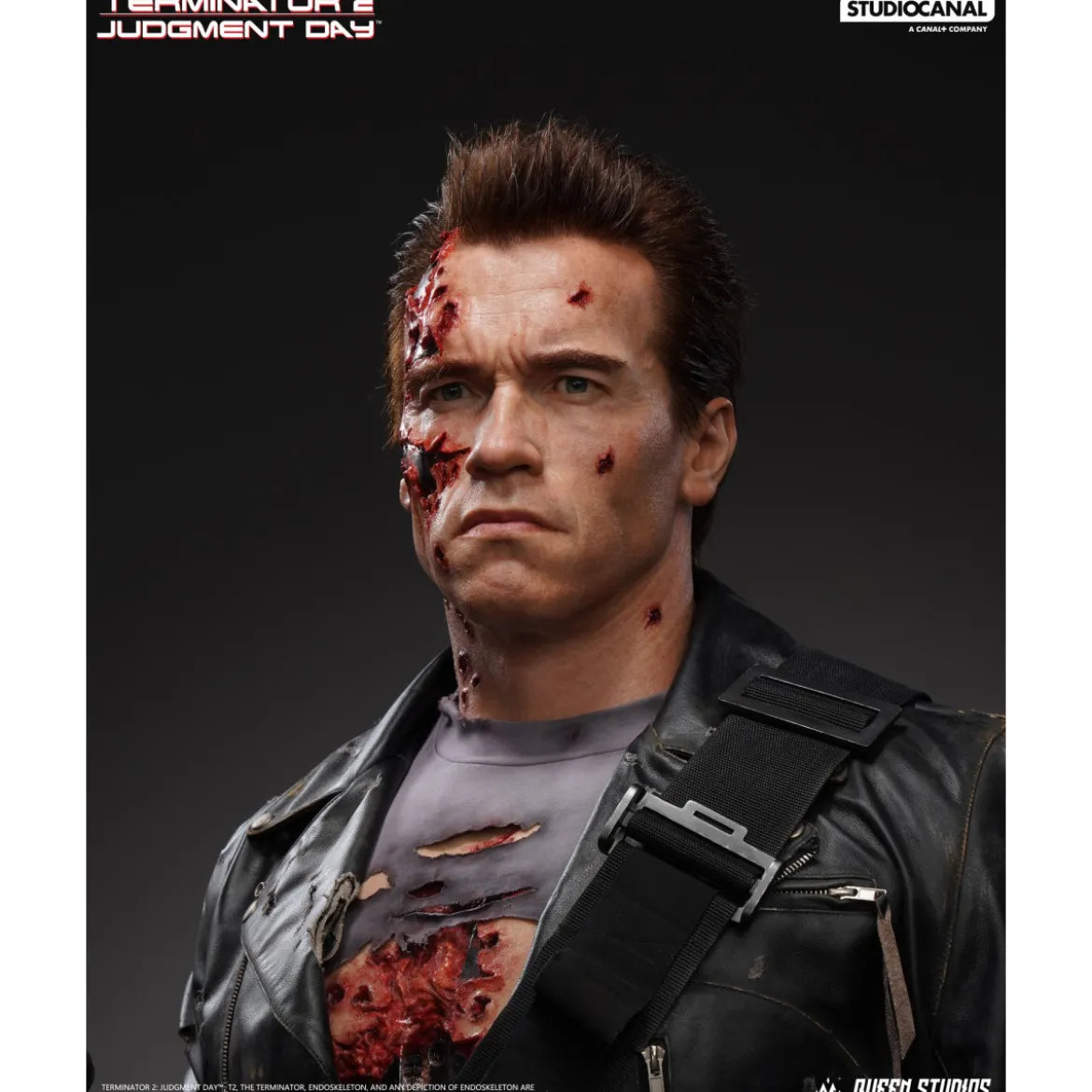 Queen Studios - T-800 Battle Damaged Life-Size Bust - Terminator 2