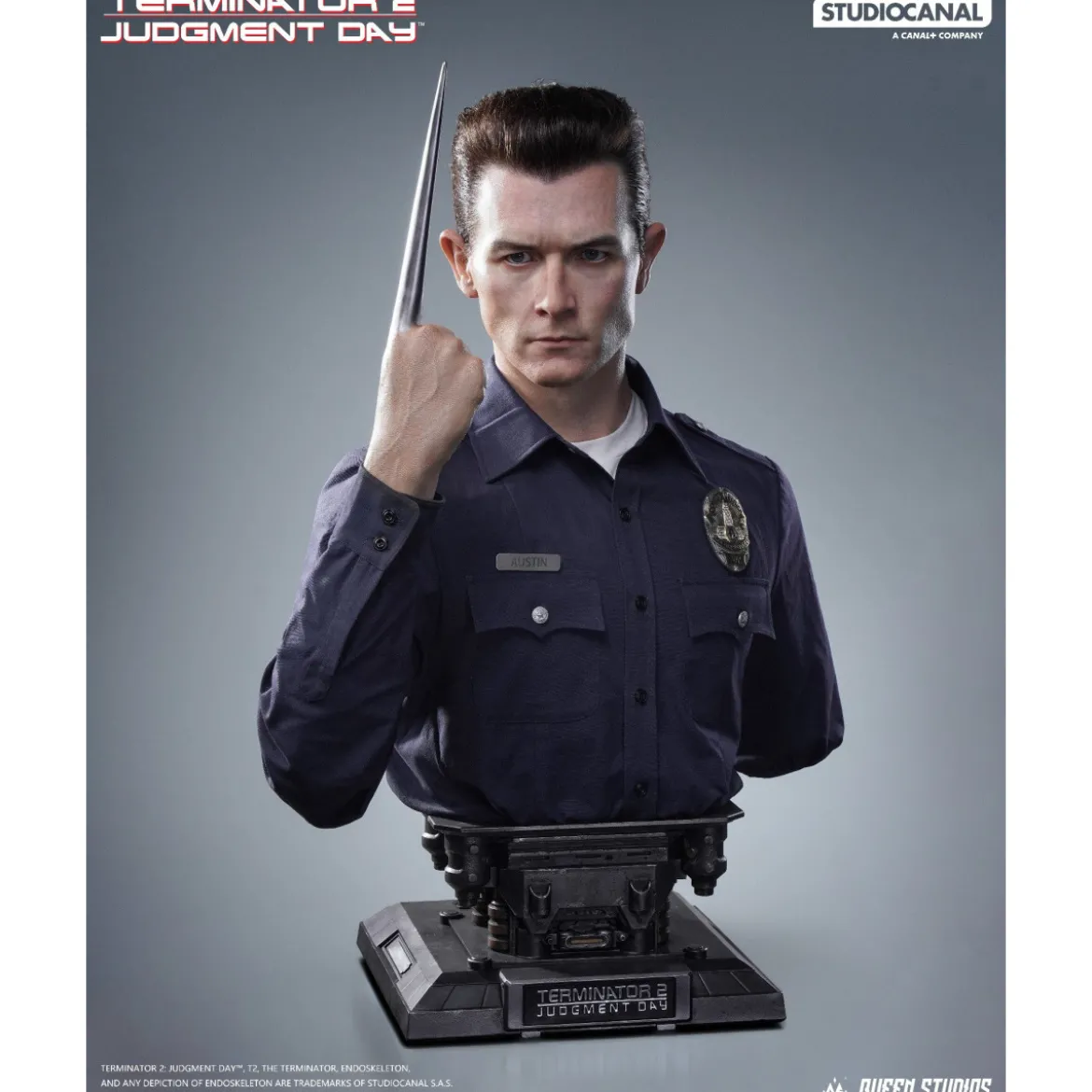 Queen studios - Terminator 2 - T1000 Life Size Bust 2.0