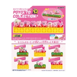 Re-Ment - Kirby in Dreamland - Narabete! POYOTTO COLLECTION set de 6 figurines en blind box.