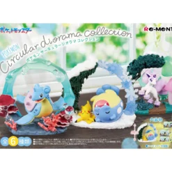 Re-Ment - Pokemon - CIRCULAR DIORAMA COLLECTION set de 6 figurines en blind box.