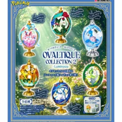 Re-Ment - Pokemon - Ovaltique collection 2 -Luminous- set de 6 figurines en blind box.