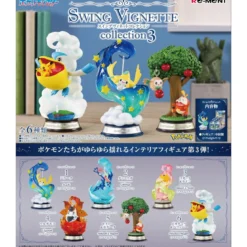 Re-Ment - Pokemon - SWING VIGNETTE COLLECTION 3 set de 6 figurines en blind box.