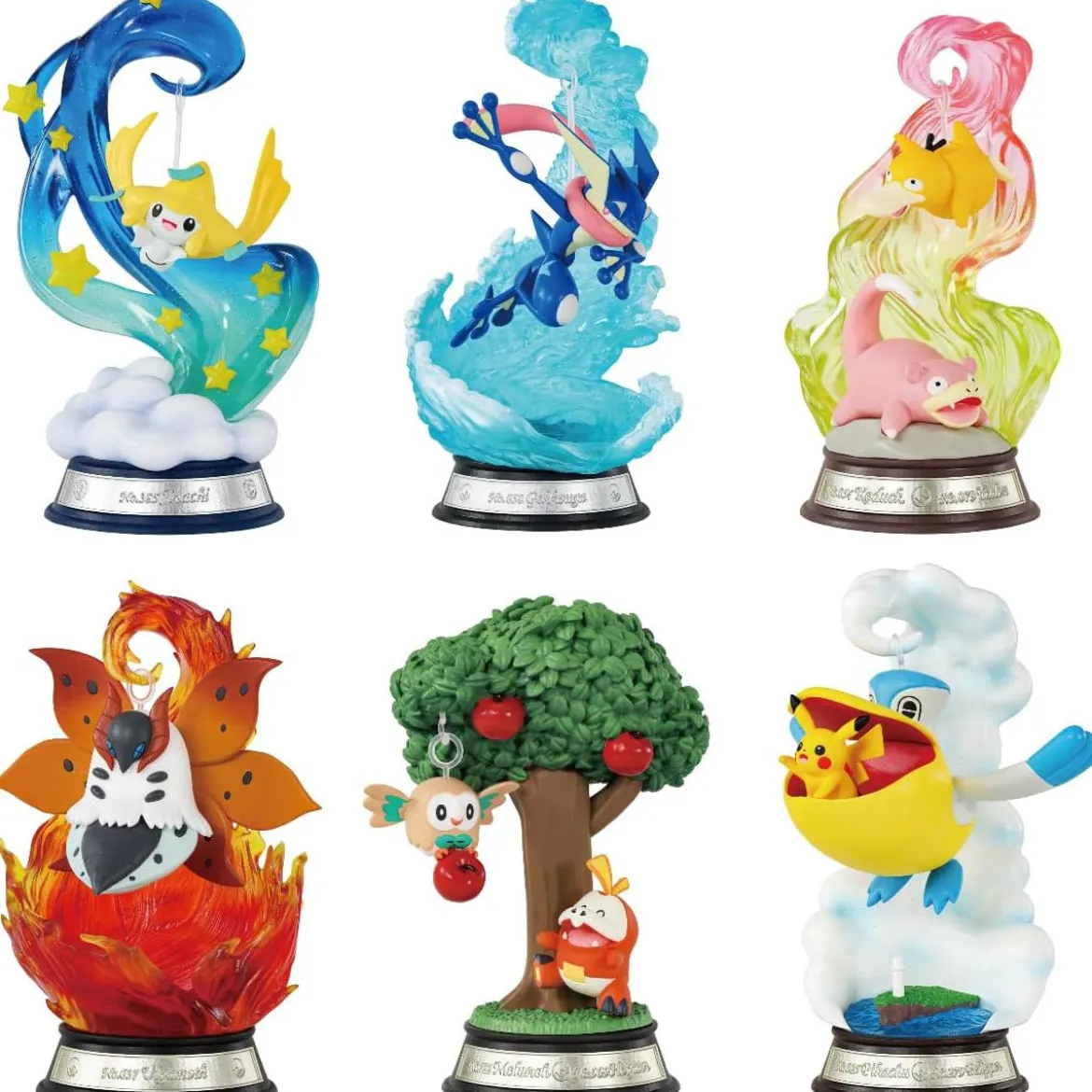 Re-Ment - Pokemon - SWING VIGNETTE COLLECTION 3 set de 6 figurines en blind box.