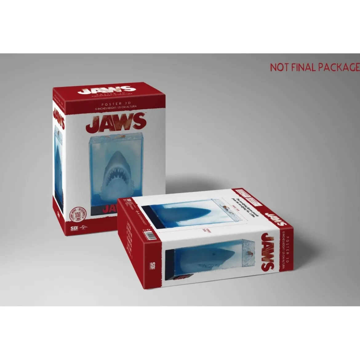 SD Toys - JAWS 3D Movie Poster Diorama