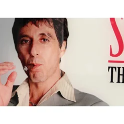 SD Toys - Scarface poster en verre "The World is yours" fond gris