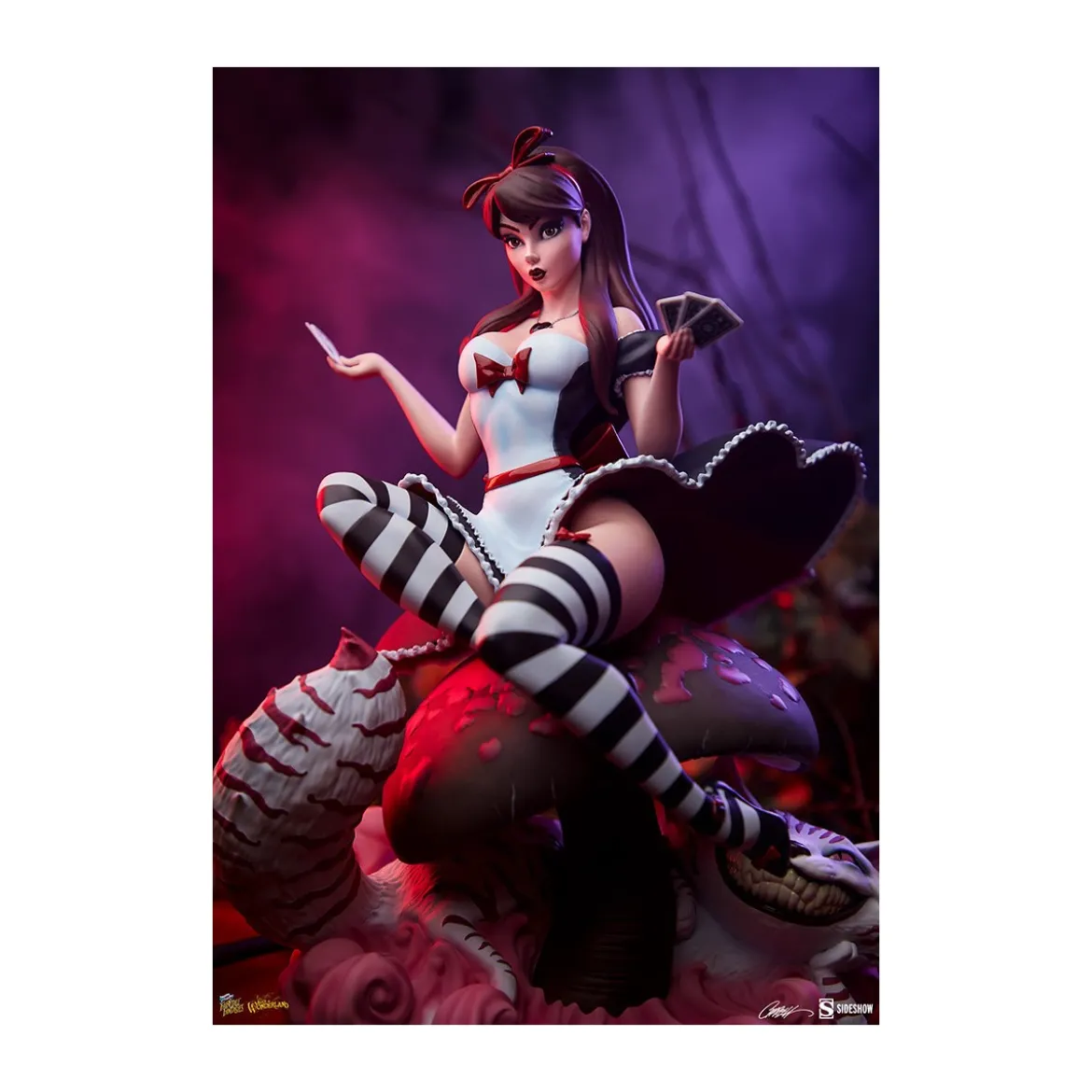 Sideshow Alice Au Pays Des Merveilles Game of Hearts Edition - Fairytale Fantasies Collection Campbell