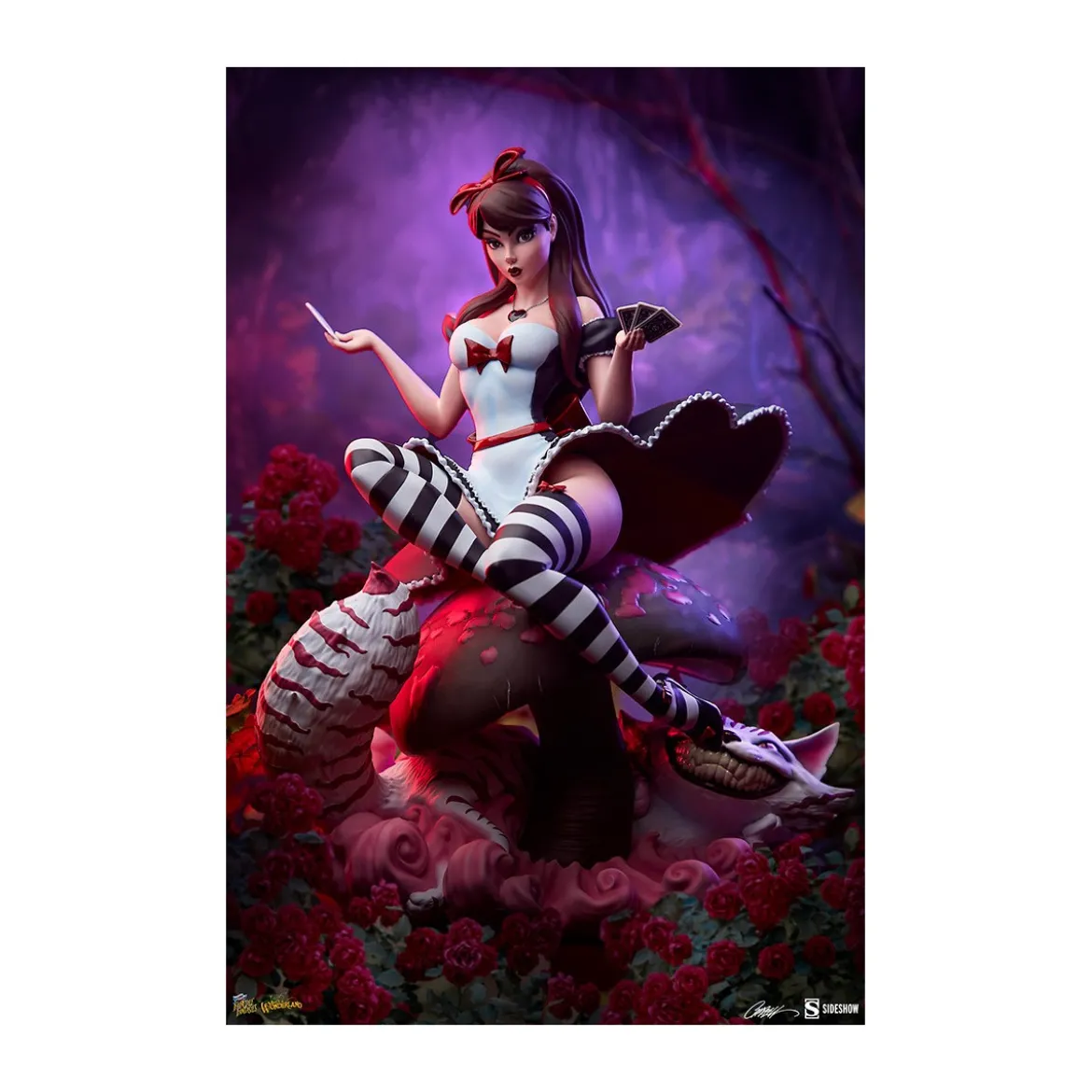 Sideshow Alice Au Pays Des Merveilles Game of Hearts Edition - Fairytale Fantasies Collection Campbell