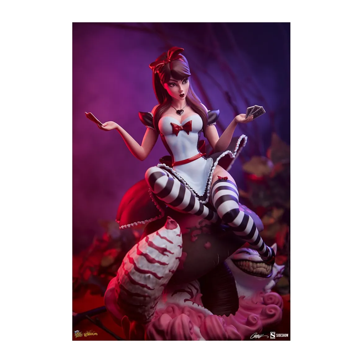 Sideshow Alice Au Pays Des Merveilles Game of Hearts Edition - Fairytale Fantasies Collection Campbell