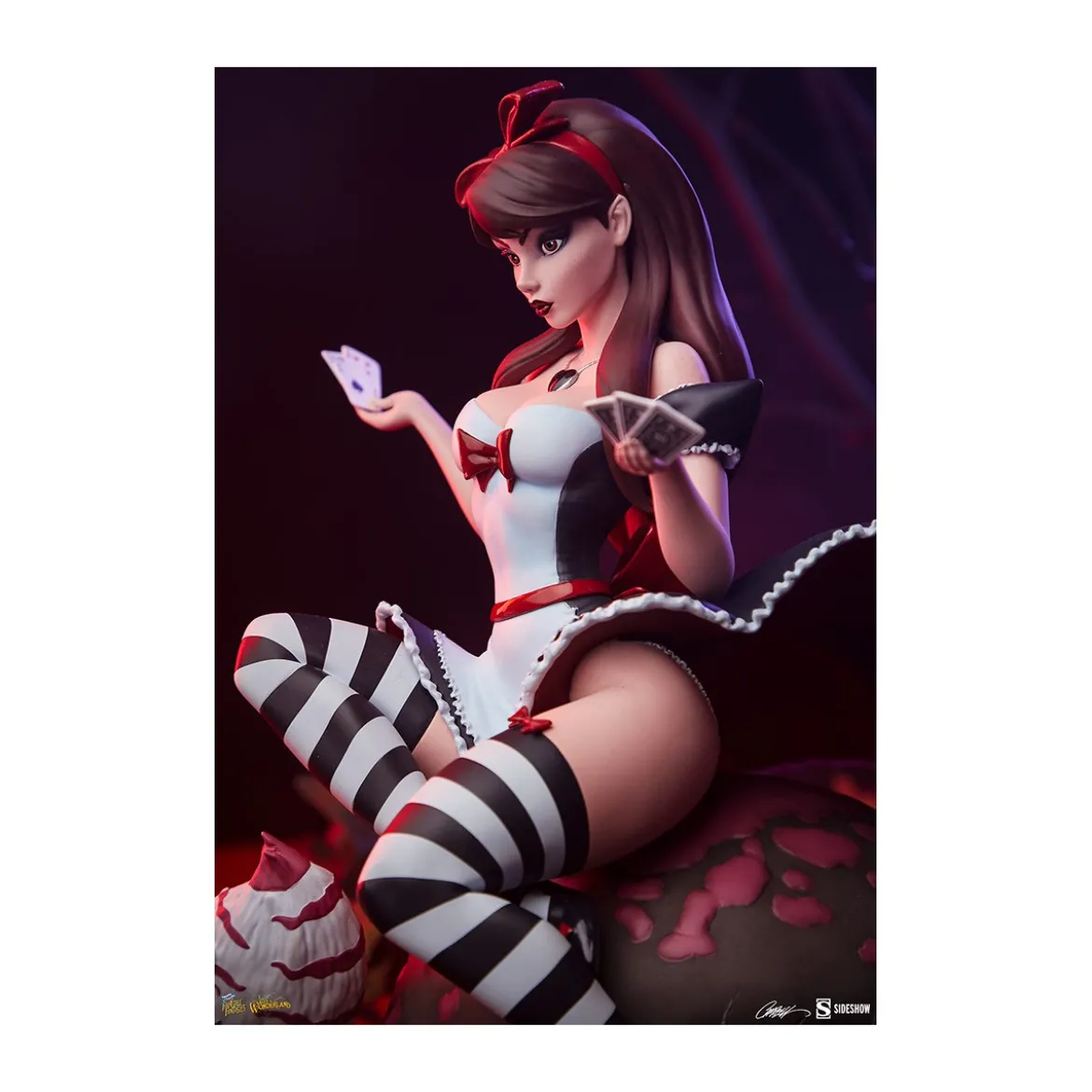 Sideshow Alice Au Pays Des Merveilles Game of Hearts Edition - Fairytale Fantasies Collection Campbell