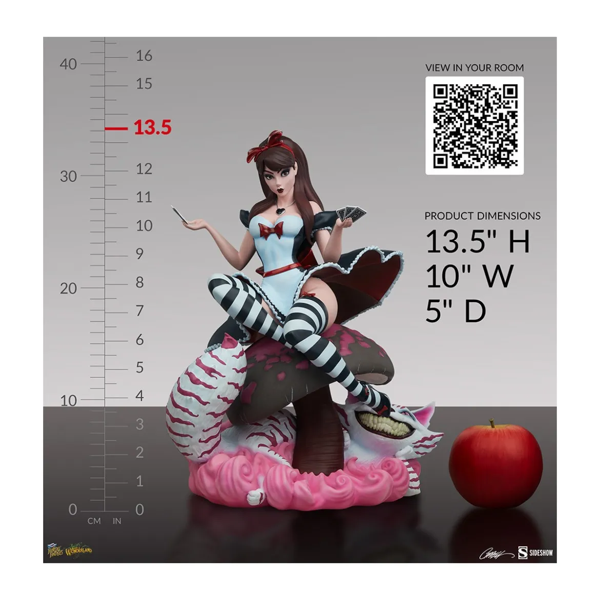 Sideshow Alice Au Pays Des Merveilles Game of Hearts Edition - Fairytale Fantasies Collection Campbell
