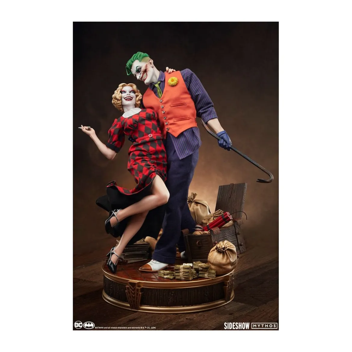 Sideshow DC Comics Mythos - The Joker and Harley Quinn: Lawless Love