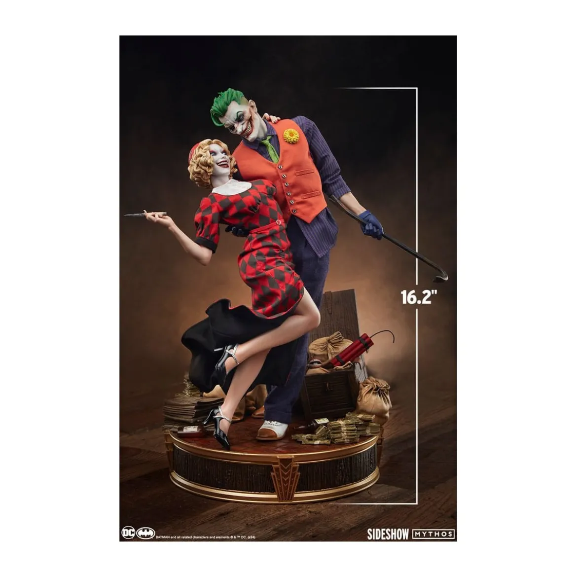 Sideshow DC Comics Mythos - The Joker and Harley Quinn: Lawless Love