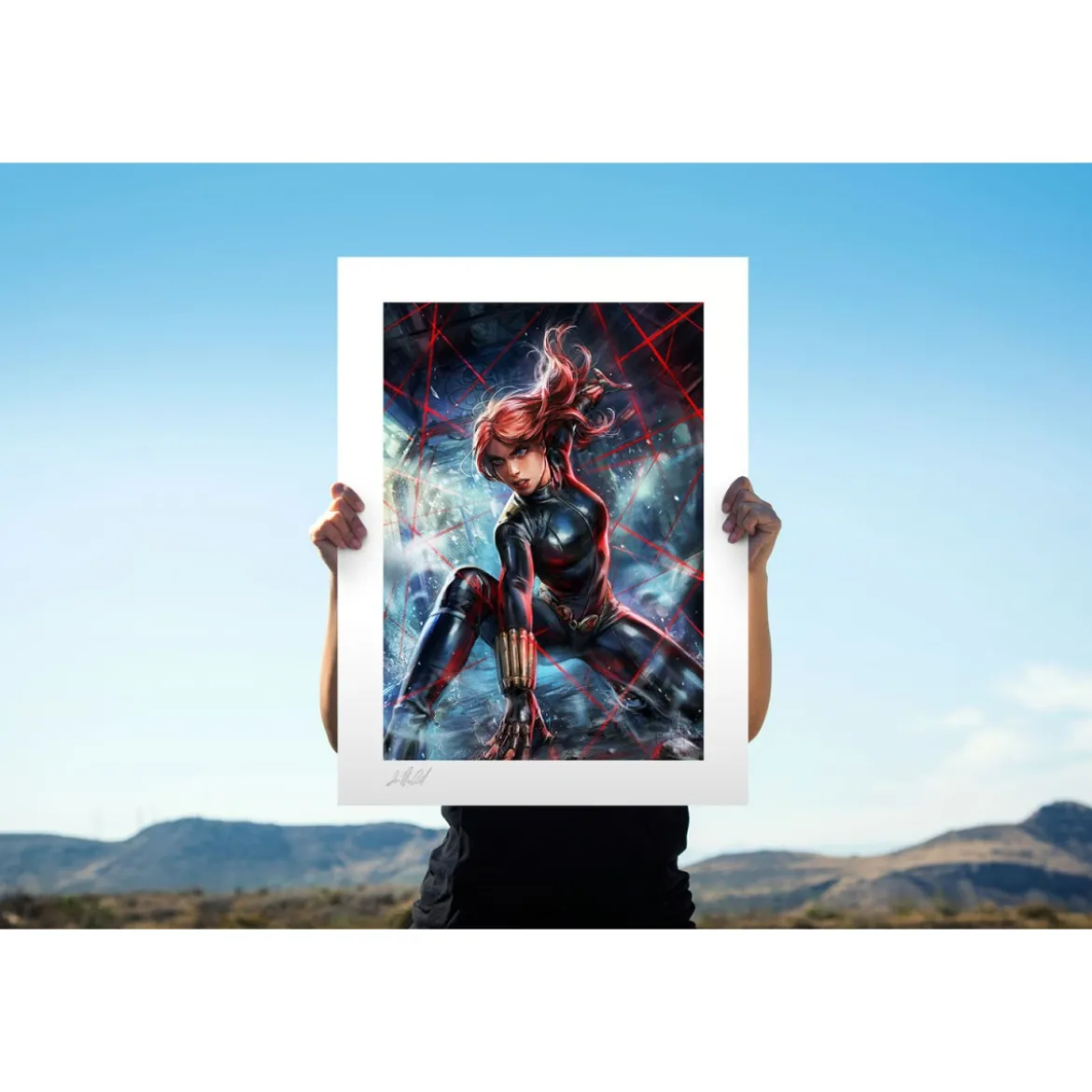Sideshow Marvel impression - Art Print Black Widow - 46 x 61 cm - non encadrée