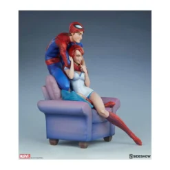 Sideshow - Marvel - Spider-Man & Mary Jane by J. Scott Campbell - 32 cm