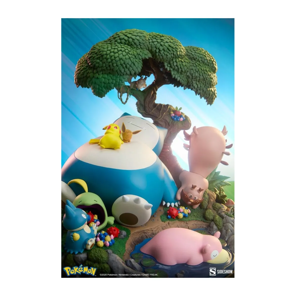 Sideshow Pokemon - Diorama Ronflex