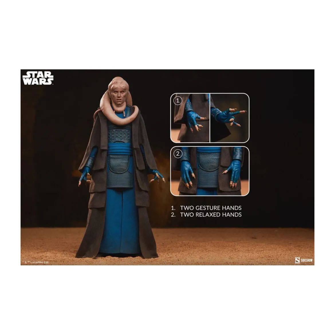 Sideshow Star Wars - Bib Fortuna 1/6 Scum and Villainy - Return of the Jedi