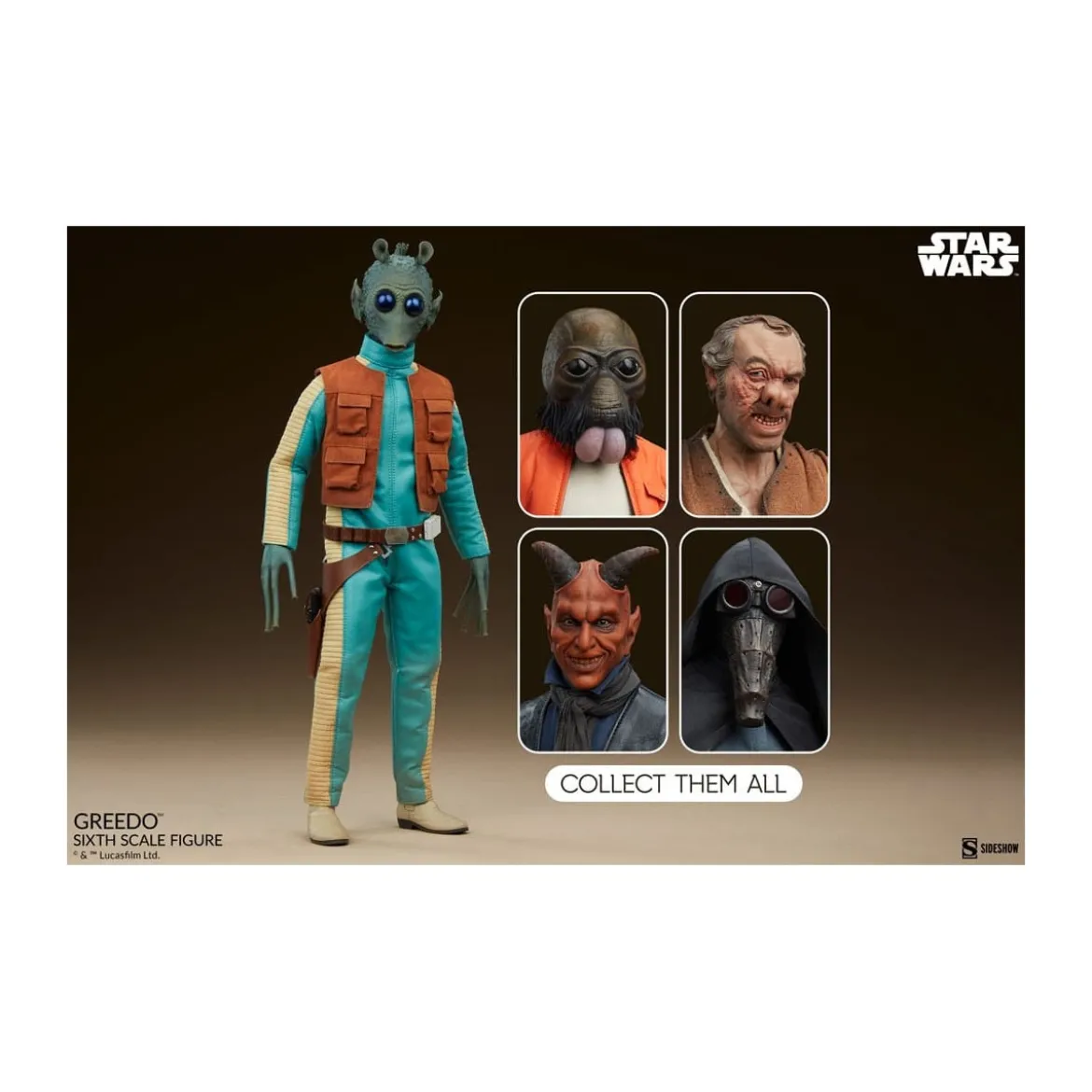 Sideshow Star Wars - GREEDO - Scum & Villainy 1/6
