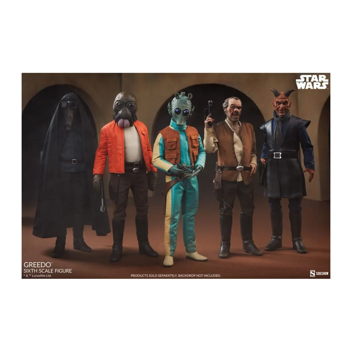 Sideshow Star Wars - GREEDO - Scum & Villainy 1/6