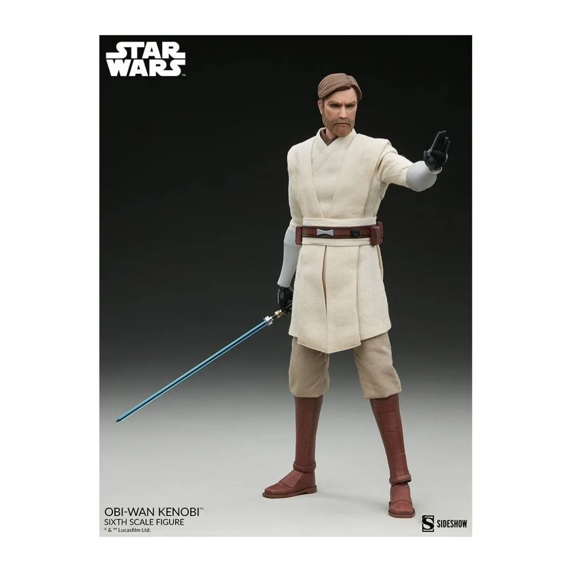 Sideshow Star Wars - Obi-Wan Kenobi - The Clone Wars 1/6