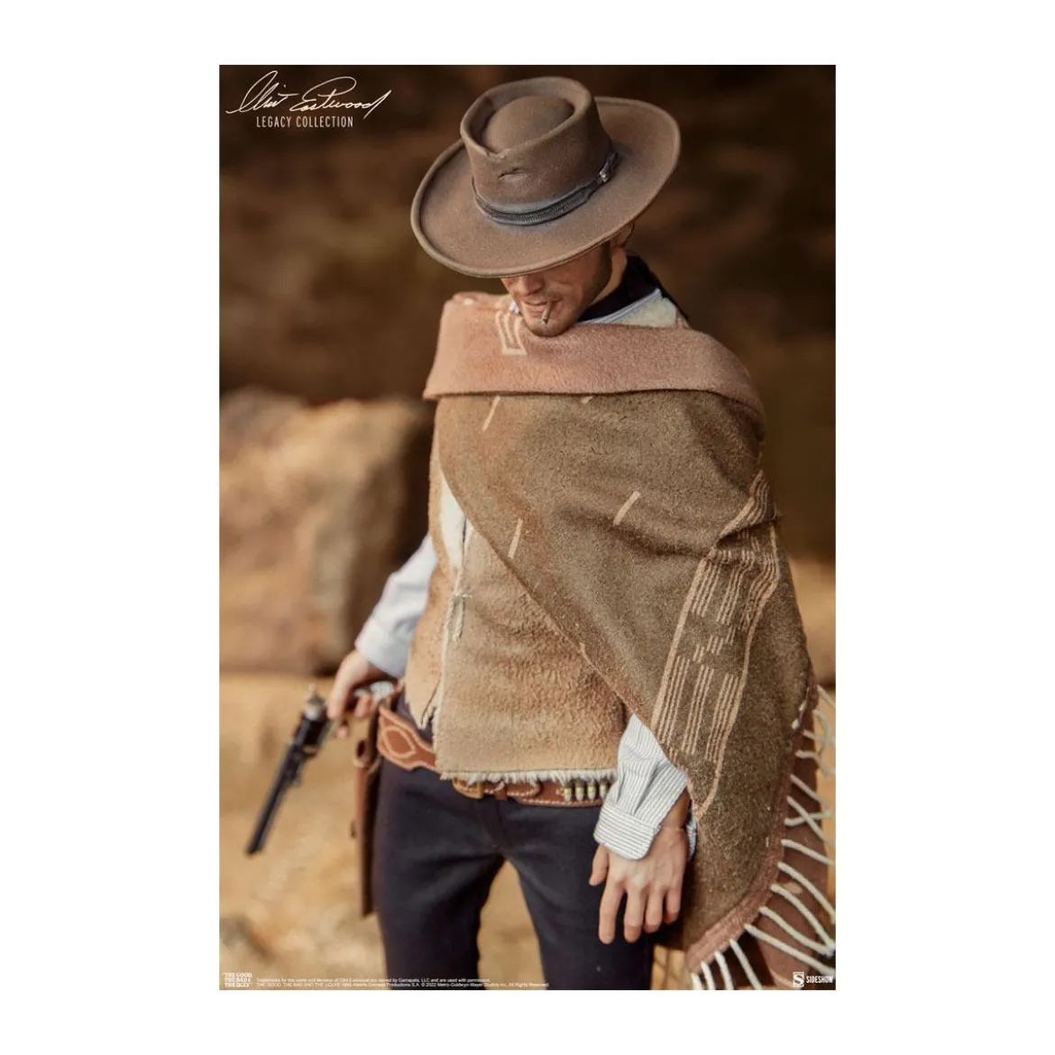 Sideshow - The Man With No Name figurine 1/6 - The Good, the Bad and the Ugly - Le Bon, la Brute et le Truand