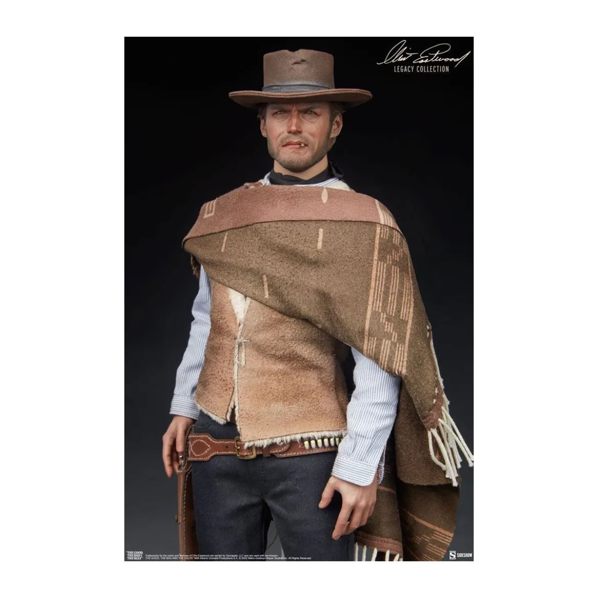 Sideshow - The Man With No Name figurine 1/6 - The Good, the Bad and the Ugly - Le Bon, la Brute et le Truand