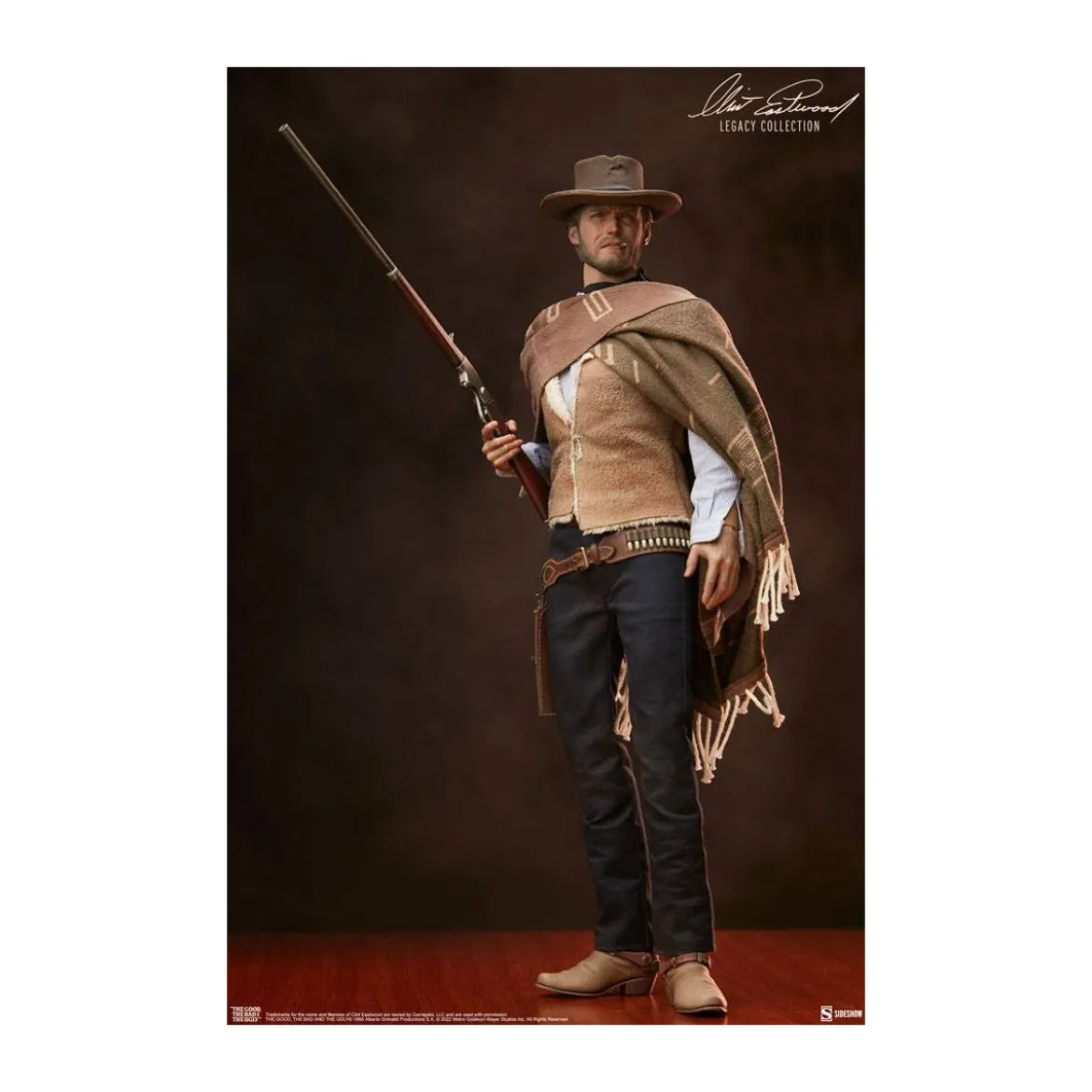 Sideshow - The Man With No Name figurine 1/6 - The Good, the Bad and the Ugly - Le Bon, la Brute et le Truand