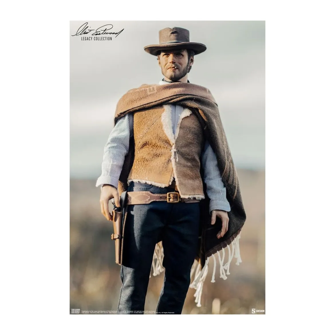 Sideshow - The Man With No Name figurine 1/6 - The Good, the Bad and the Ugly - Le Bon, la Brute et le Truand