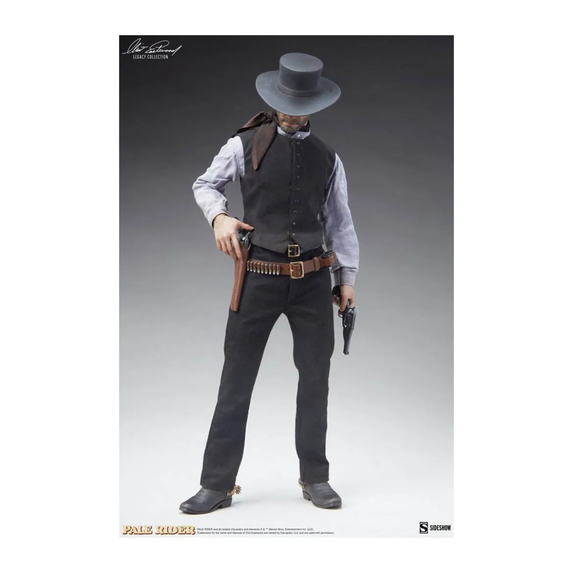 Sideshow - The Preacher - Pale Rider, le cavalier solitaire figurine 1/6 - Clint Eastwood Legacy Collection
