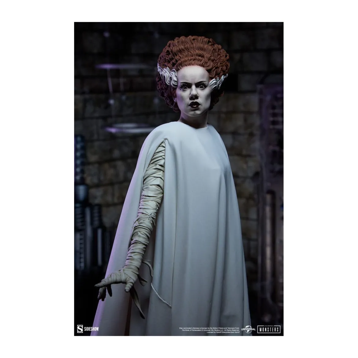 Sideshow Universal Monsters - Premium Format La Fiancée de Frankenstein 1/4 - The Bride of Frankenstein (Fabric Costume)