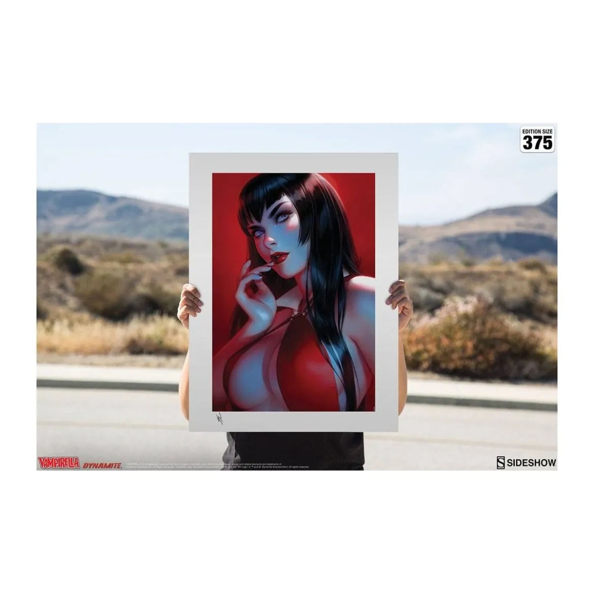Sideshow - Vampirella Art Print by Warren Louw - 61 x 46 cm - non encadrée