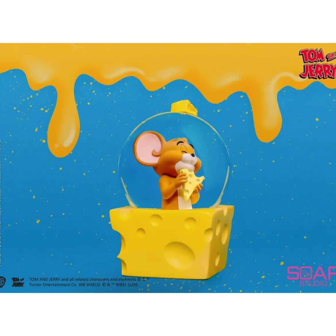 Soap Studios - Tom and Jerry - Jerry Cheese Snow Globe
