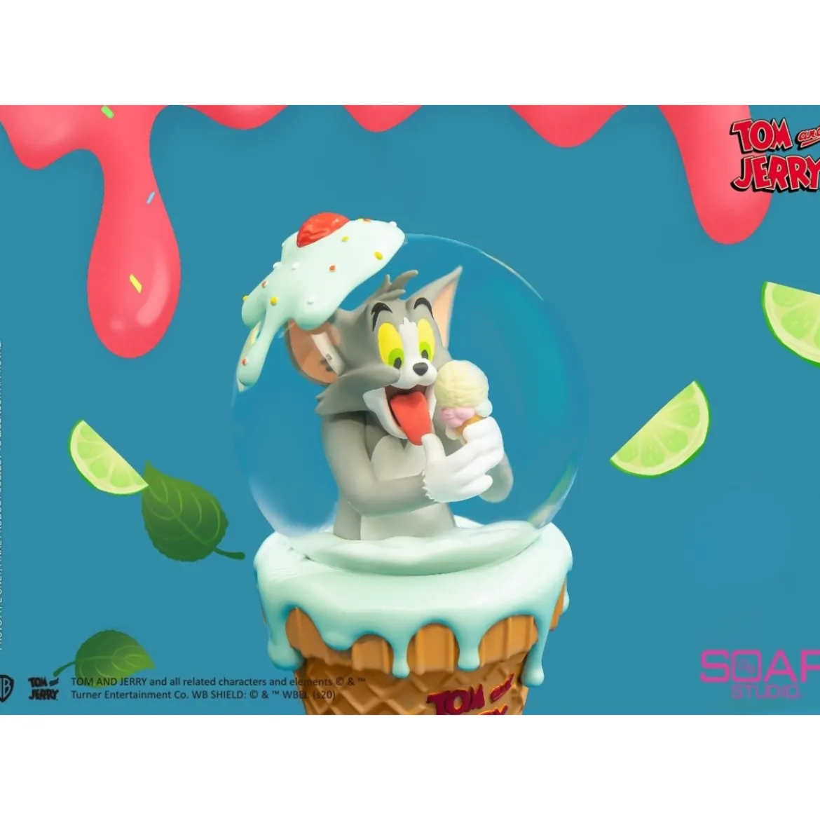 Soap Studios - Tom and Jerry - Tom Ice Cream Snow Globe