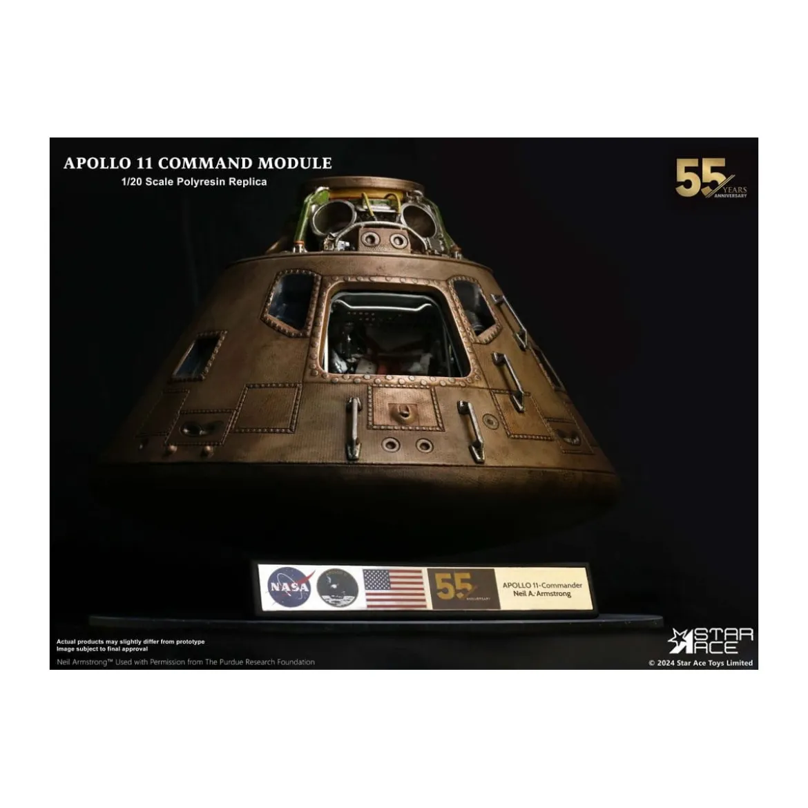 Star Ace - Apollo 11 Command Module (DX) 1/20