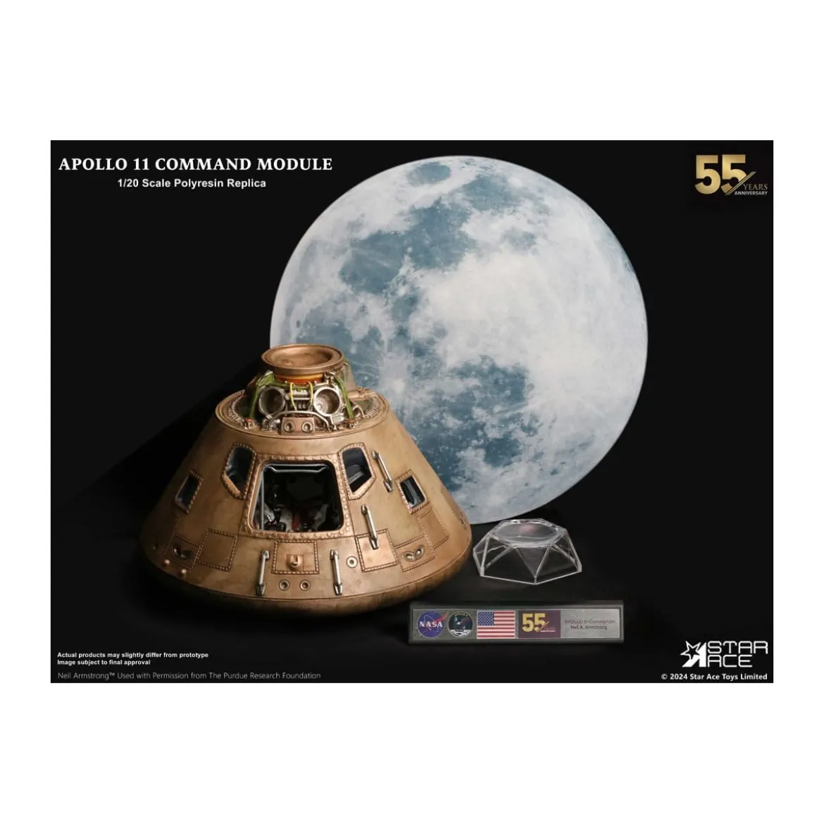 Star Ace - Apollo 11 Command Module (DX) 1/20