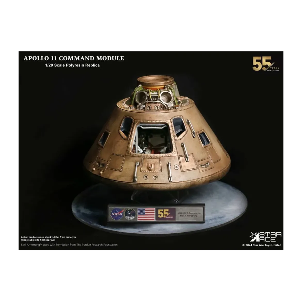Star Ace - Apollo 11 Command Module (DX) 1/20