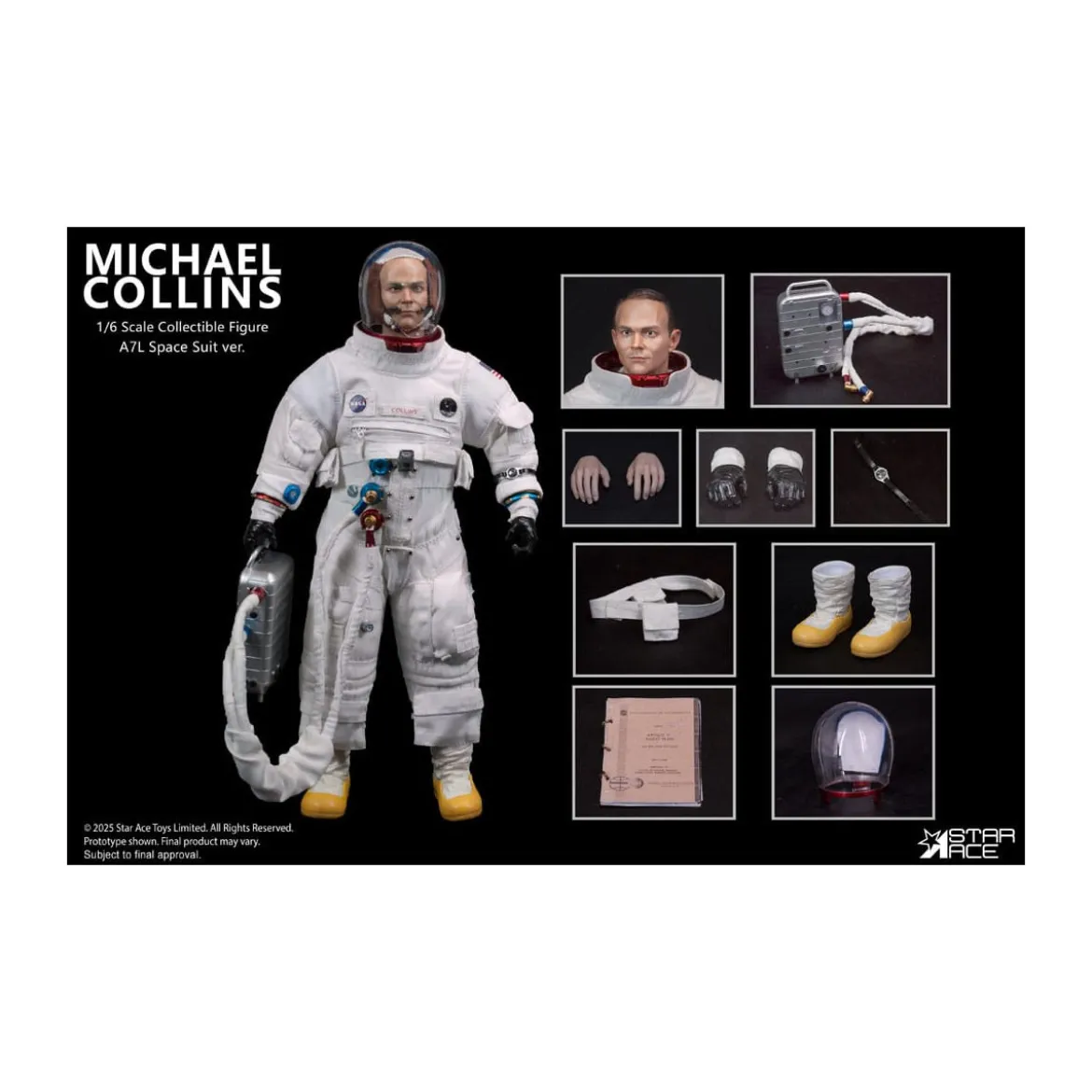 Star Ace - Apollo 11 - Michael Collins 1/6