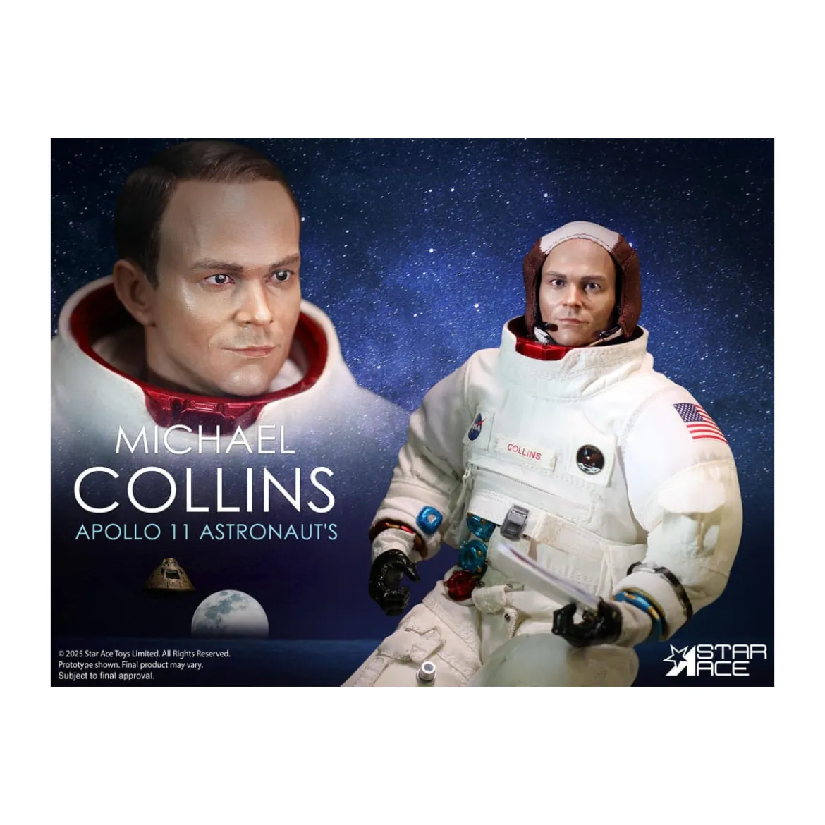 Star Ace - Apollo 11 - Michael Collins 1/6