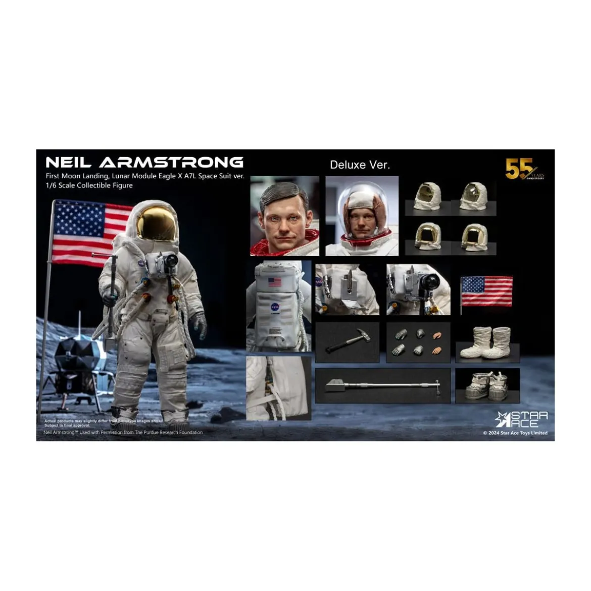 Star Ace - Apollo 11 - Neil Armstrong Deluxe Version 1/6