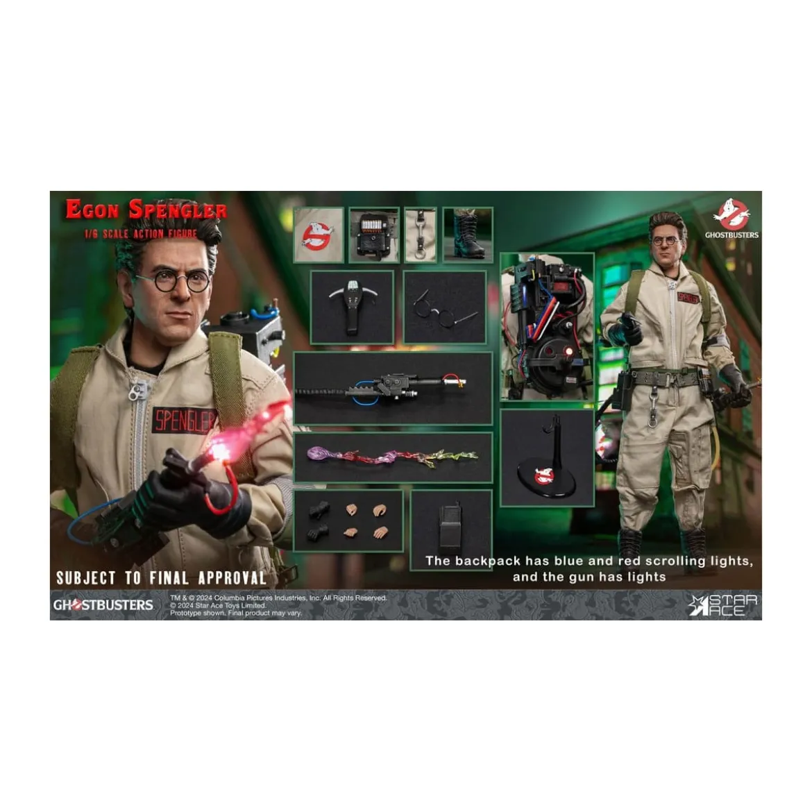 Star Ace - Egon Spengler 1/6 - Ghostbusters (1984)
