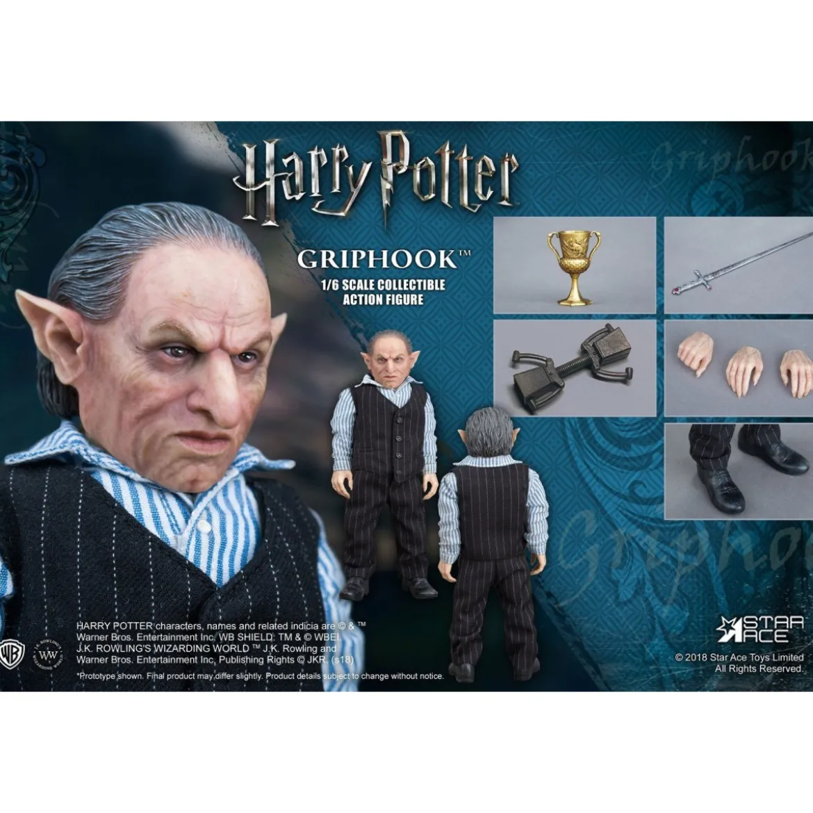 Star Ace Harry Potter - My Favourite Movie 1/6 - Griphook Banker Version - 20 cm