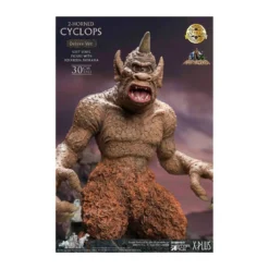 Star ace - Ray Harryhausens Horned Cyclops Deluxe Version - Le Septième Voyage de Sinbad statuette Soft Vinyl.