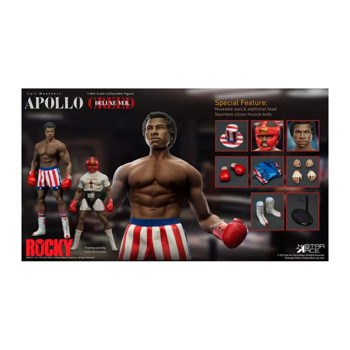 Star Ace - Rocky - Apollo Creed Deluxe version 1/6